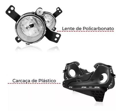 Imagem de Kit Farol Milha Onix Hatch Sedan Plus Turbo 2020 2021 2022 + Par Pingos 5050 5 Leds