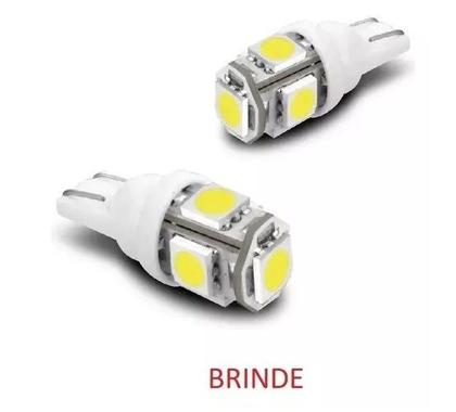 Imagem de Kit Farol Milha Onix Hatch Sedan Plus Turbo 2020 2021 2022 + Par Pingos 5050 5 Leds