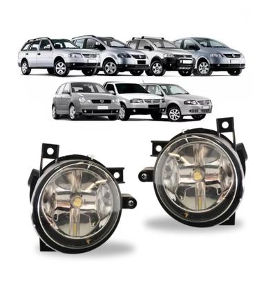 Imagem de Kit farol milha volks fox 2003 ate 2010 com led vidro