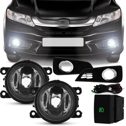 Imagem de Kit Farol Neblina Milha Honda City 2014 até 2017