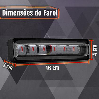 Imagem de Kit Farol P/ Empilhadeira Nr11 3 Led Red Zone + 1 Blue Spot