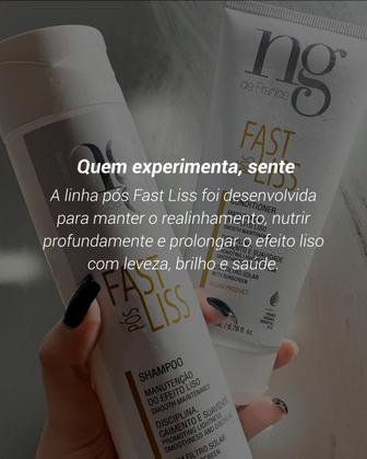 Imagem de Kit Fast Liss Progressiva E Pós Ng De France 4 Itens 1l