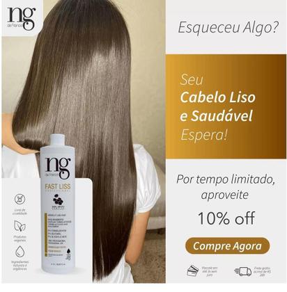 Imagem de Kit Fast Liss Progressiva E Pós Ng De France 4 Itens 1l