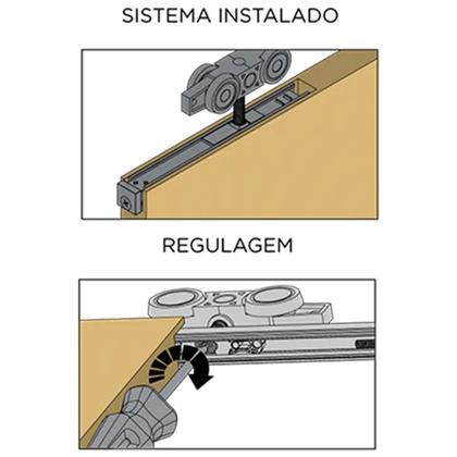 Imagem de Kit FE 9009 Fixação Suspenso Embutido