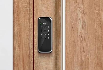 Imagem de Kit Fechadura Digital Intelbras Mfr1001 Com Mca1001