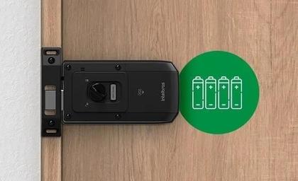 Imagem de Kit Fechadura Digital Intelbras Mfr1001 Com Mca1001