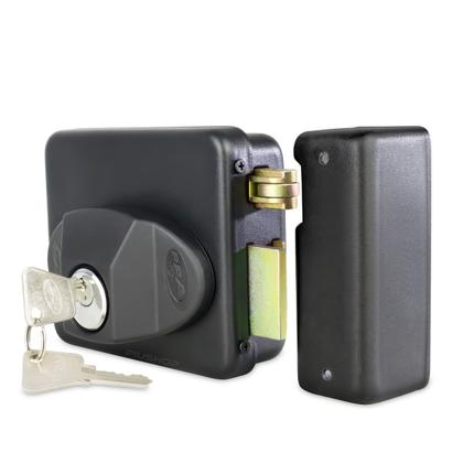 Imagem de Kit Fechadura Elétrica Para Portão com Controle Receptor e Fonte 12V