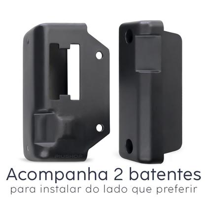 Imagem de Kit Fechadura Elétrica Para Portão com Controle Receptor e Fonte 12V