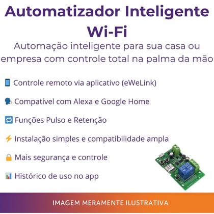 Imagem de Kit Fechadura Eletroímã Intelbras Smart WiFi com Automação Alexa e Google Home