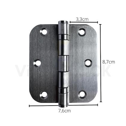 Imagem de Kit Fechadura Externa Tera Imab + 3 Dobradiças C/Red de Inox