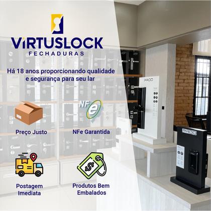 Imagem de Kit Fechadura Externa Tera Imab + 3 Dobradiças C/Red de Inox