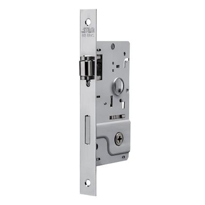 Imagem de Kit Fechadura Rolete Tetra Stam 800 Roseta Quadrada Inox + 2 Travas Auxiliares