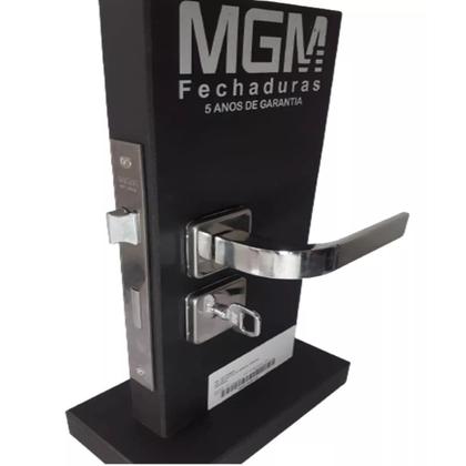 Imagem de Kit Fechaduras 2 Banheiro + 3 Quarto Interna + 1 Externa - MGM