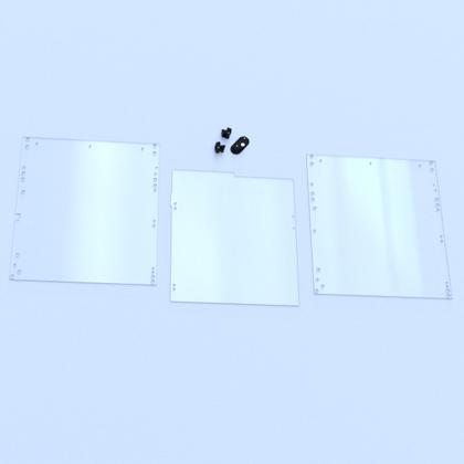 Imagem de Kit Fechamento Tampas Laterais e Porta Compatível com Impressora 3D Flashforge Adventure 5M - ARTBOX3D