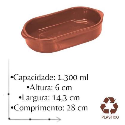 Imagem de Kit Feijoada 5 Peças Em Plástico Premium Boteco Porções Refeição