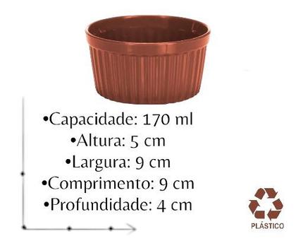 Imagem de Kit Feijoada 5 Peças Em Plástico Premium Boteco Porções Refeição