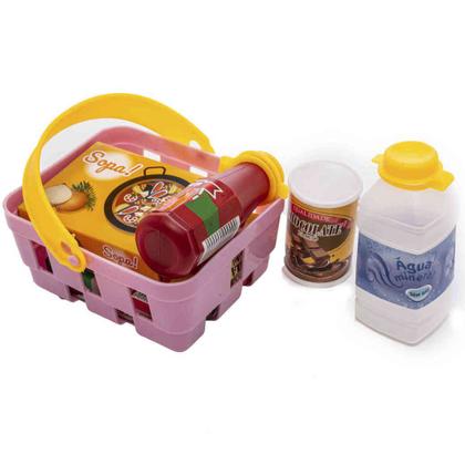 Imagem de Kit Feira de Legumes e Caixa Registradora Com Microfone