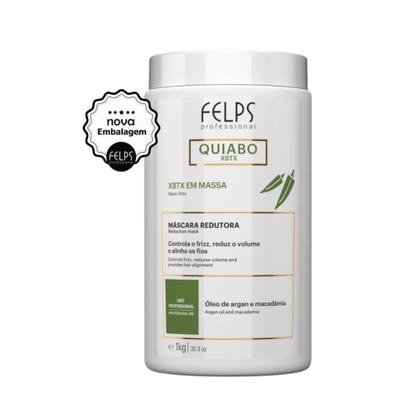 Imagem de Kit Felps - Shampoo Antirresíduo 250ml + Okra Btox 1 Kg