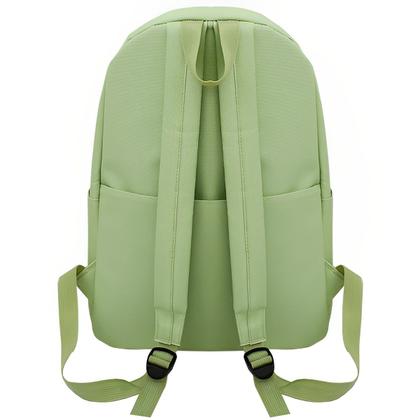 Imagem de Kit Feminino Mochila Média de Costas Bolsas Pequenas Compartimento Notebook Semi Impermeavel Moda Blogueira Completo