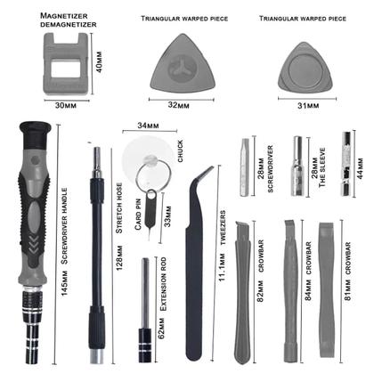 Imagem de Kit Ferramenta 115 Chaves de Precisão para Celular, Notebook, Tablet e Eletrônicos, Acompanha Estojo Organizador, Ideal para Reparos e Manutenção