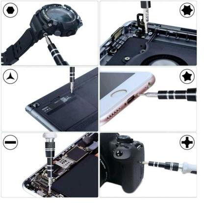 Imagem de Kit Ferramenta 115 Chaves Precisão Reparo Manutenção Celular Notebook Tablet Relógio