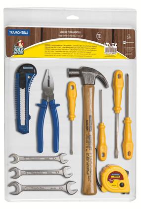 Imagem de Kit Ferramenta 11Peças Manuais TRAMONTINA