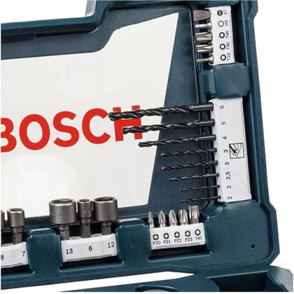 Imagem de Kit Ferramenta Brocas Titânio V-line Bosch 83 Peca Jogo Top