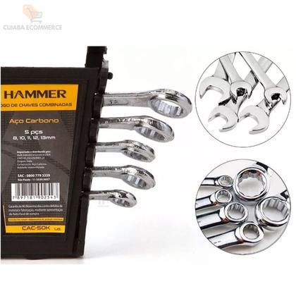 Imagem de Kit Ferramenta Chave Combinada allen 5 peças