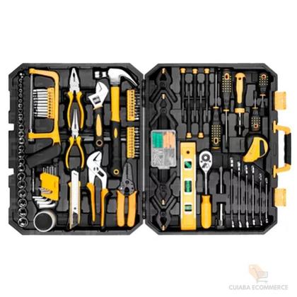 Imagem de Kit Ferramenta com 150 Peças com  5 chaves de precisão (+)