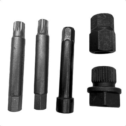 Imagem de Kit Ferramenta Para Alternadores Universal 5 Peças 33 Dentes