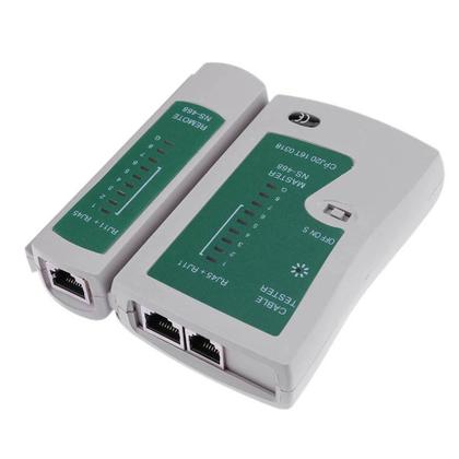 Imagem de Kit Ferramenta Testador Cabo Rede Alicate Crimpar + 110 Conectores RJ45