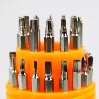 Imagem de Kit Ferramentas Chave De Precisão Fenda Philips 31 Peças Para Manutenção Celular Notebook Oculos