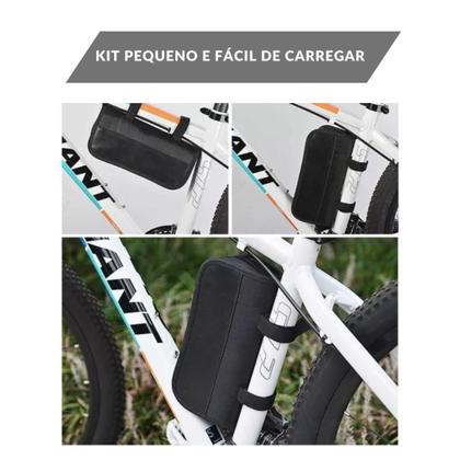 Imagem de Kit Ferramentas Chaves Bike Bomba Remendo Reparo Bicicleta