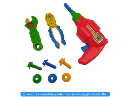 Imagem de Kit Ferramentas de Brinquedo Faz de Conta - Meus Reparos 9 Peças Ta Te Ti