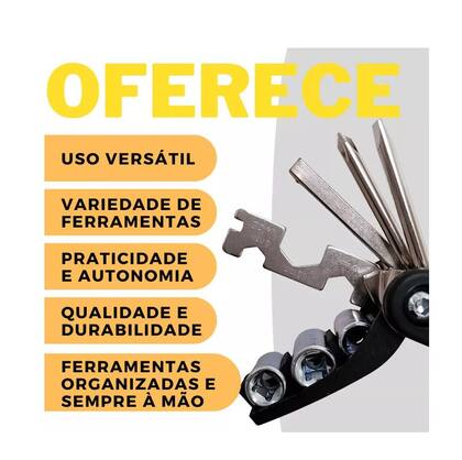 Imagem de Kit Ferramentas de reparos e remendos para Bike Bicicleta