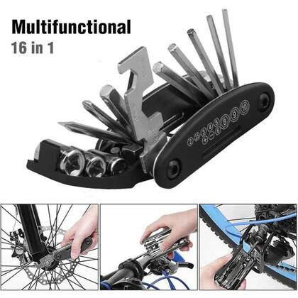 Imagem de Kit Ferramentas de reparos e remendos para Bike Bicicleta