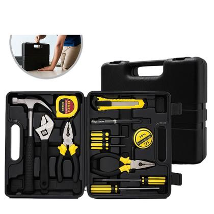 Imagem de Kit Ferramentas Essenciais Maleta Com 12 Peças Multiuso Casa