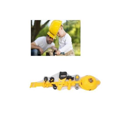 Imagem de Kit ferramentas infantil com cinto capacete alicate e chaves completo