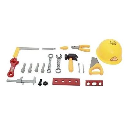 Imagem de Kit Ferramentas Infantil Oficina com Bancada 54 Peças Capacete e Acessórios Importway