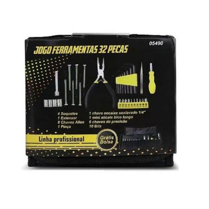 Imagem de Kit Ferramentas Manuais 32 Peças + Estojo 5490 Titanium