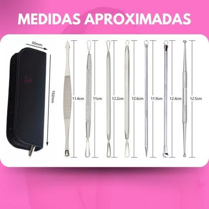 Imagem de Kit Ferramentas Removedoras de Cravos Para Acne e Cravos