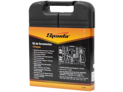 Kit Ferramentas Sparta 129 Peças 13564 com Maleta Imagem de Kit Ferramentas Sparta 129 Peças 13564 com Maleta