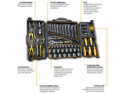 Imagem de Kit Ferramentas WAP 110 Peças WF M110