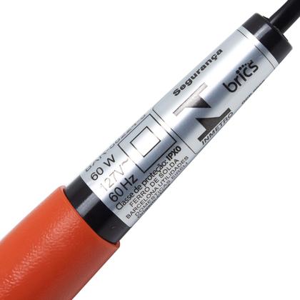 Imagem de Kit Ferro de Solda 60w Com Suporte Ponta Fina E Estanho Profissional