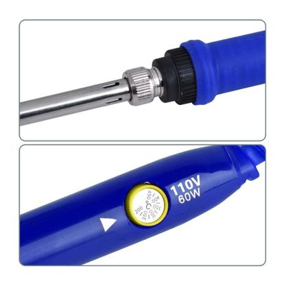 Imagem de Kit Ferro De Solda Com Regulagem De Temperatura Capa Zimpor 220v 110V