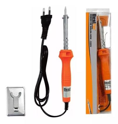 Imagem de Kit Ferro De Solda Tubo Estanho Soldador Profissional Soldar