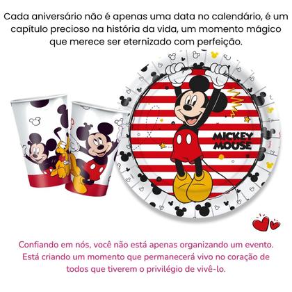 Imagem de Kit Festa Aniversário 8 Copos 8 Pratos Mickey Mouse Disney