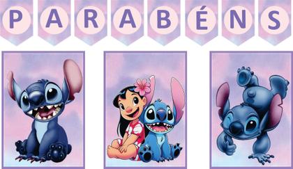 Imagem de Kit Festa Aniversário Só 1 Bolinho Lilás