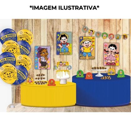 Imagem de Kit Festa Arraiá Chico Bento 62 Peças Comemoração Aniversário Festa Junina Kid Criança Festcolor