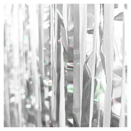 Imagem de Kit Festa balão + Cortinha 2024 Dourado e prata Ano Novo